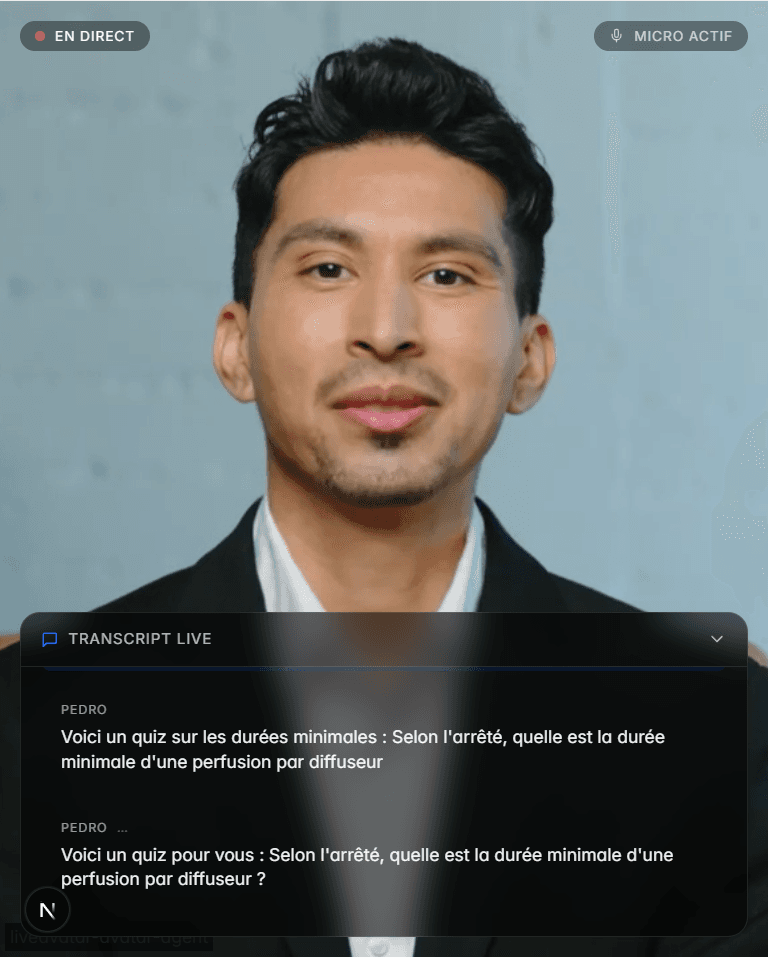 Panneau avatar